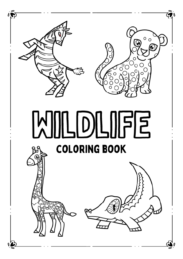 Wildlife Colouring Book - Free Download